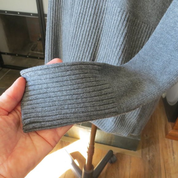 Lou & Grey Turtleneck Knit Sweater Gray S - Picture 5 of 10